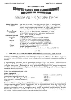 CR Du 23 01 2019