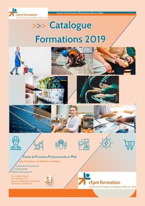 Catalogue Formations 2019