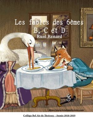 Recueil de fables 6èmes B, C, D