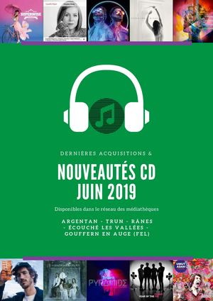 Nouveautés Cd Juin 2019