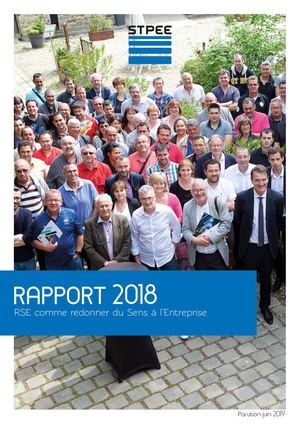 STPEE - Rapport RSE 2018