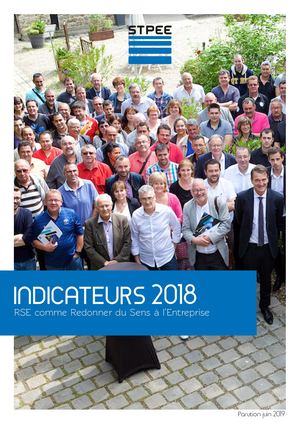 STPEE - Rapport RSE 2018 - Indicateurs