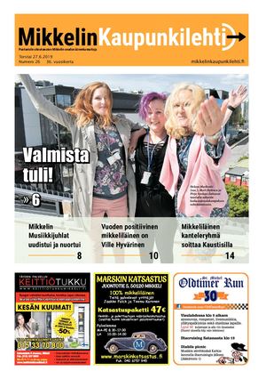 Mikkelin Kaupunkilehti 26/2019