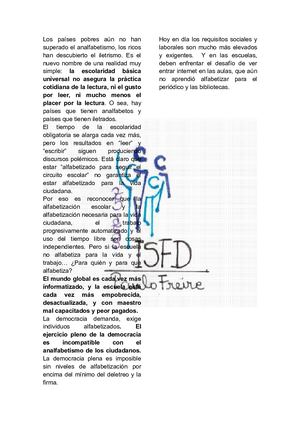 Leer y escribir en un mundo cambiante - Emilia Ferreiro