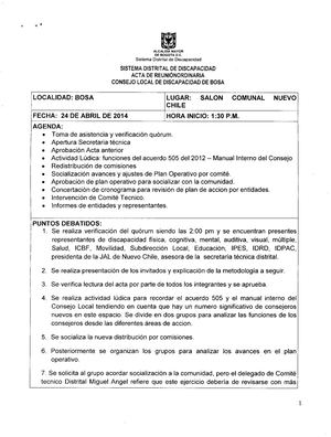 2014 24 Abril Reunion Ordinaria Cld Bosa