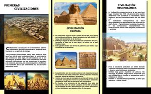 Folleto Primeras Civilizaciones Henry Rojas