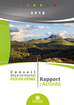 Conseil départemental du Puy-de-Dôme - Rapport Activité 2018