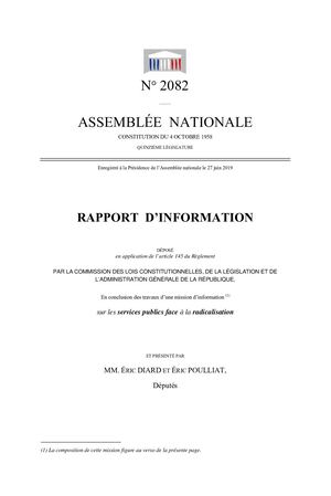 Rapportassembléeradicalisarion