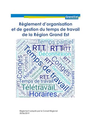 Calameo Reglement Du Temps De Travail Vote