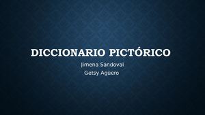 Diccionario Pictórico