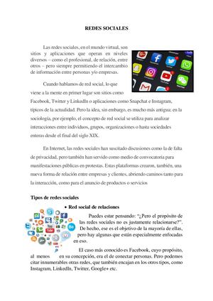 Redes Sociales