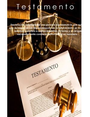 T E S T A M E N T O