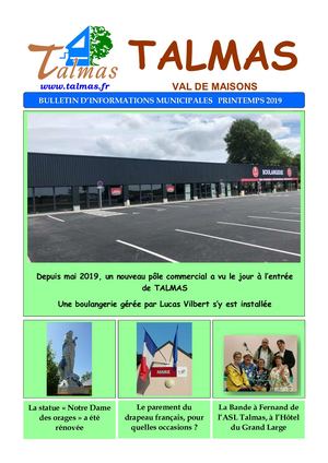 Bulletin Municipal Talmas Juillet 2019