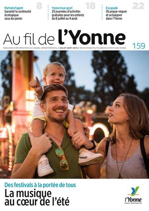 Au fil de l'Yonne N°159 - Juillet-Août 2019