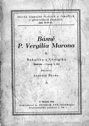 Vergilius: Zpěvy pastýřské a rolnické