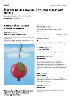 İNgi̇li̇zce Stem Edi̇yorum