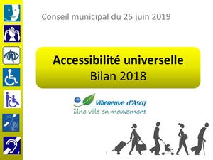 Accessibilité universelle : bilan 2018