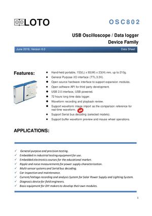 Osc802 Datasheet En V6