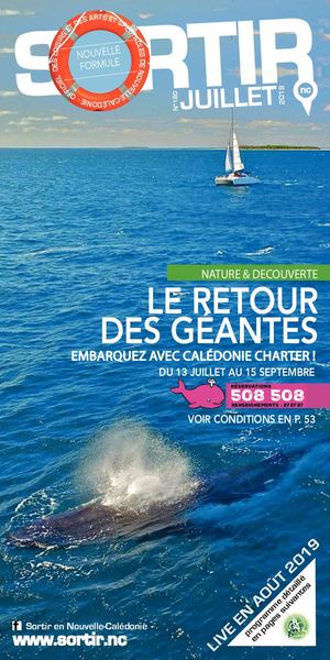 Sortir Nouvelle-Calédonie juillet 2019