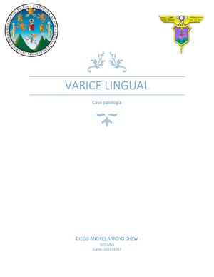 Caso Varice Lingual
