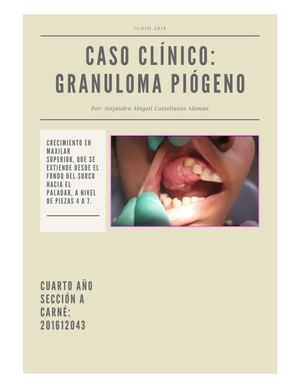 Granuloma Piógeno