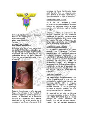 Fibroma Traumático