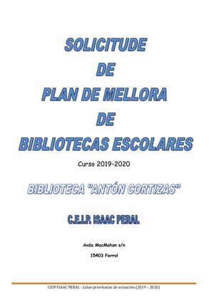 Solicitude Plambe 2019 - 20