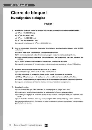 Solucionario Savia Unificado