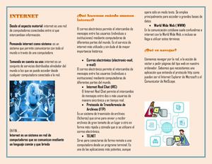 “Folletos Informativos-Comunicación Visual y Gráfica de la información