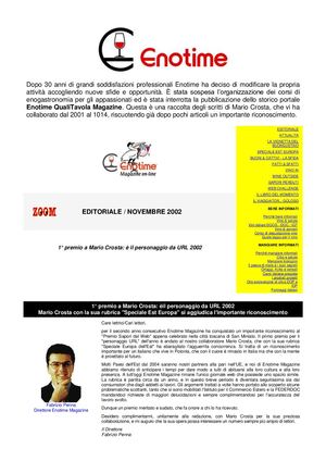 Archivio Enotime 2001 2002