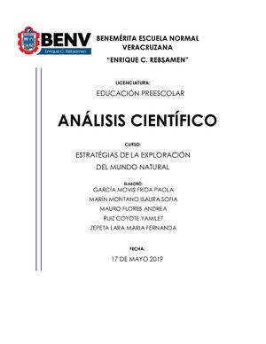 Análisis Científico, Energía