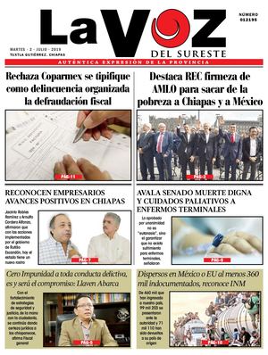 Diario La Voz del Sureste  02-07-2019