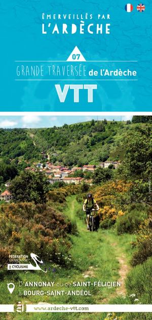 Carte VTT Grande traversée de l'Ardèche 2019
