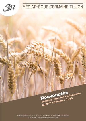 Nouveautés pôle adulte - 2ème trimestre 2019