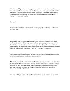Metodologia
