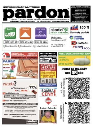 Pardon Topoľčany 26-27/2019