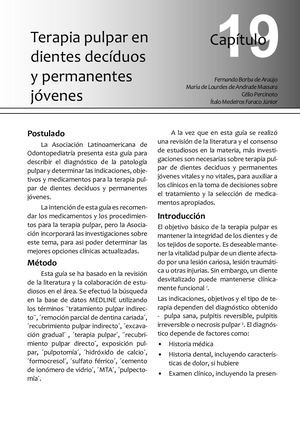 Articulo Ttos Pulpares