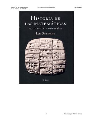 Historia De Las Matematicas Ian Stewart