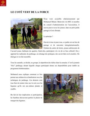 Portrait de Mohamed Mekari - jardins partagés de Croix-Daurade à Toulouse