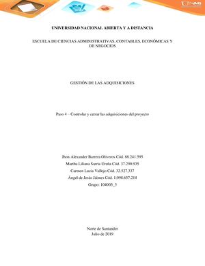 Revista Digital: Paso 4. Controlar y cerrar las adquisiciones del proyecto