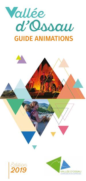 Guide Animation Vallée d'Ossau 2019