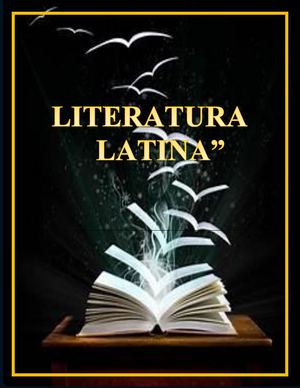 Revista "LITERATURA LATINA"