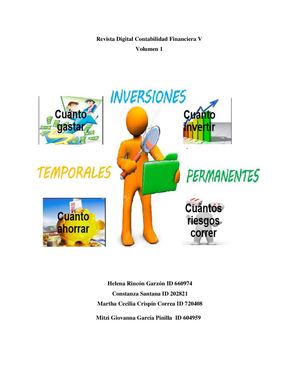 Volumen 1 Articulo Inversiones Temporales Y Permanentes