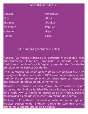Generos Musicales (1)