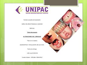 Alteraciones Del Lenguaje