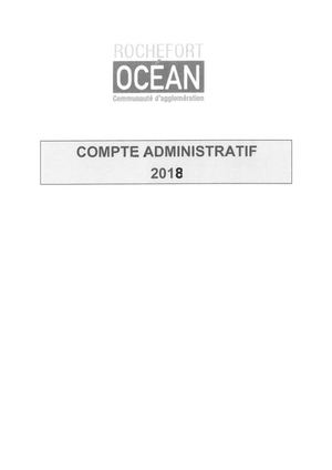 maquette officielle du CA 2018