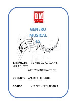 Genero Musicales
