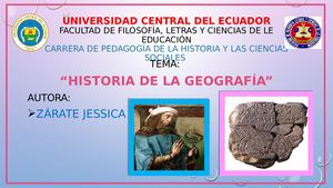Historia De La Geografía
