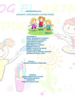 Proyecto De Aula Jugando Y Explorando Con Mis Amigos