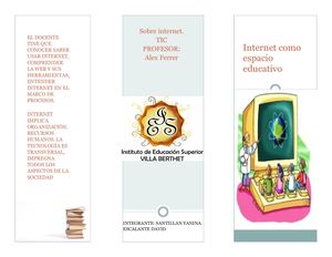 Foyeto Triptico David Escalante